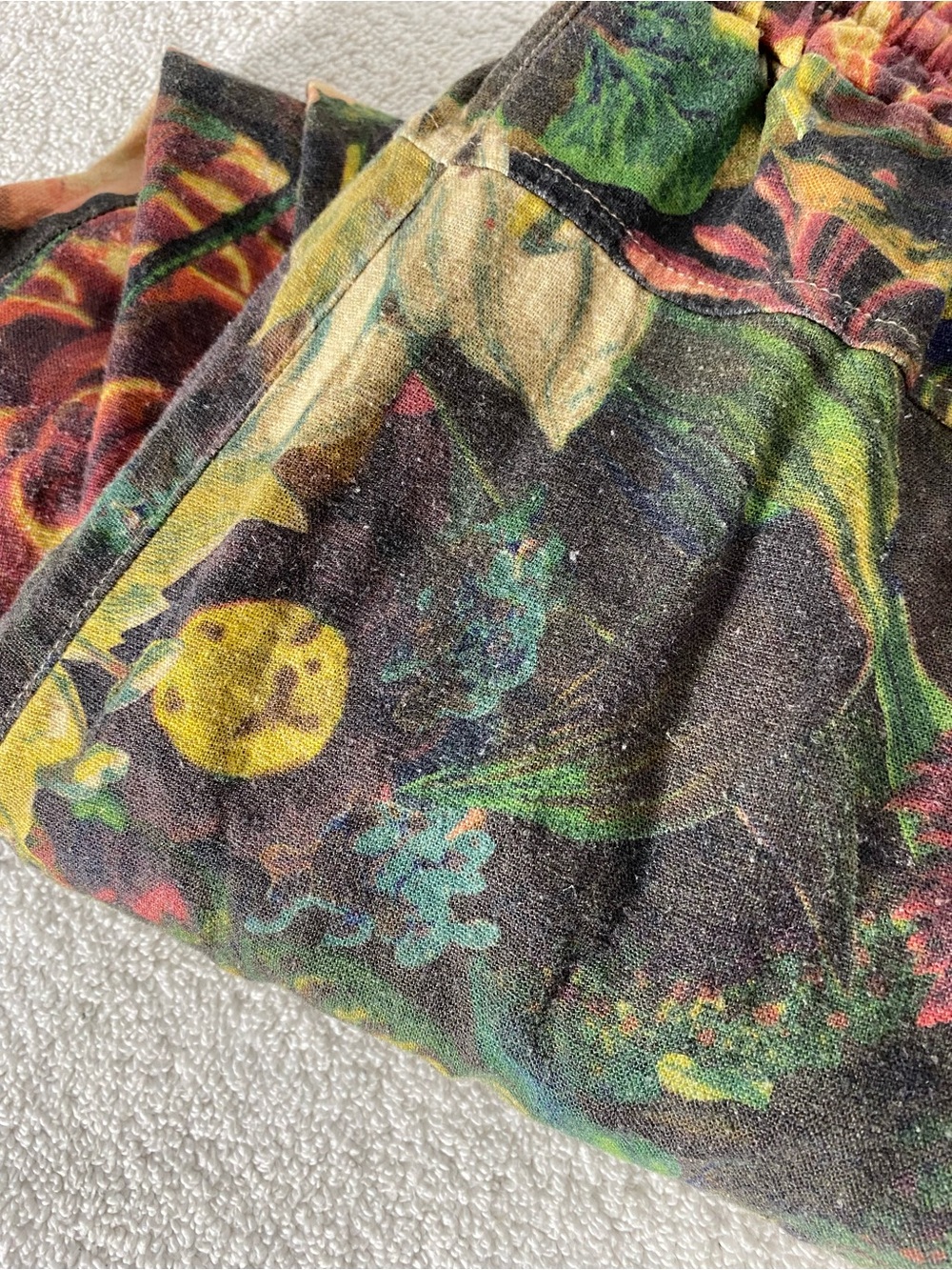 Market of Stars Courage Dear Heart Artist Pant Linen Botanical Sacred Heart L - Picture 6 of 16